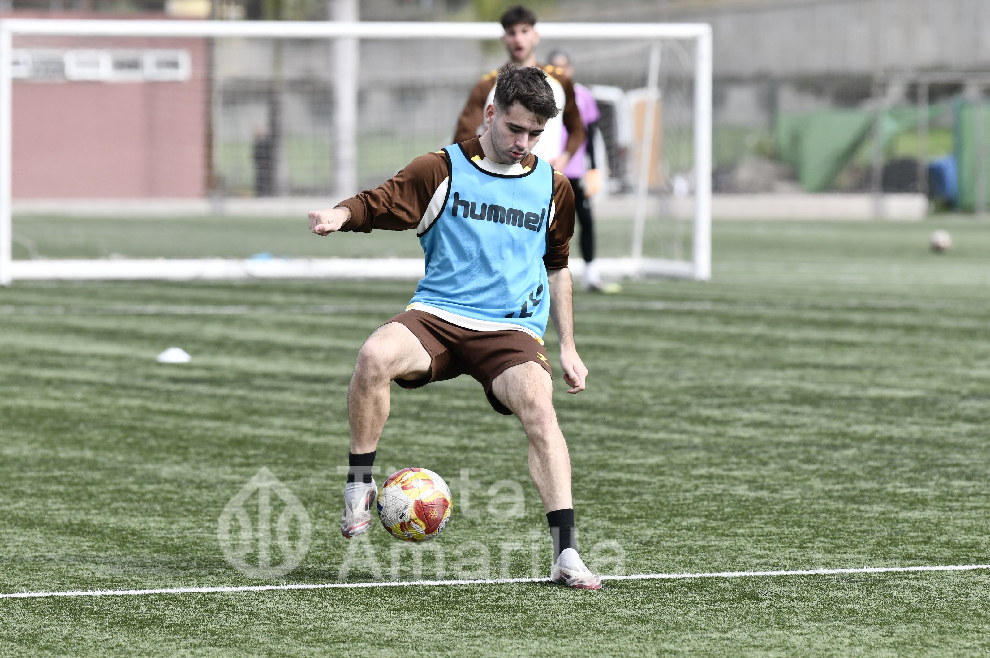 Fotos: Cacho prepara con Las Palmas Atlético el derbi de filiales