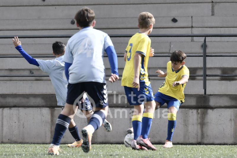 Fotos: El Alevín A de la UD comenzó la segunda fase de su Liga