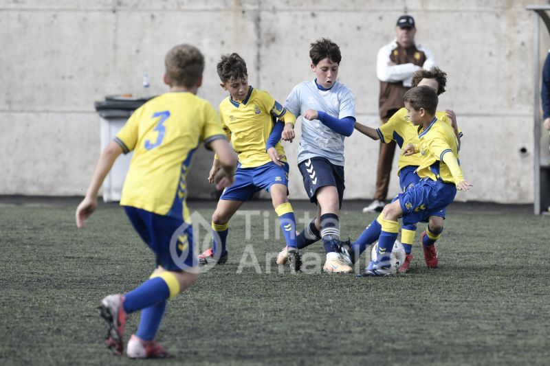 Fotos: El Alevín A de la UD comenzó la segunda fase de su Liga