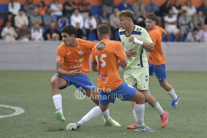 1-1: El San Mateo neutraliza el gol de Saliou a 3 minutos del final