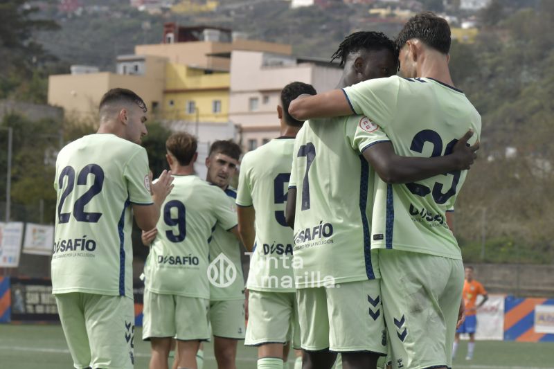 1-1: El San Mateo neutraliza el gol de Saliou a 3 minutos del final