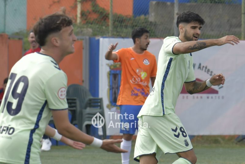 1-1: El San Mateo neutraliza el gol de Saliou a 3 minutos del final