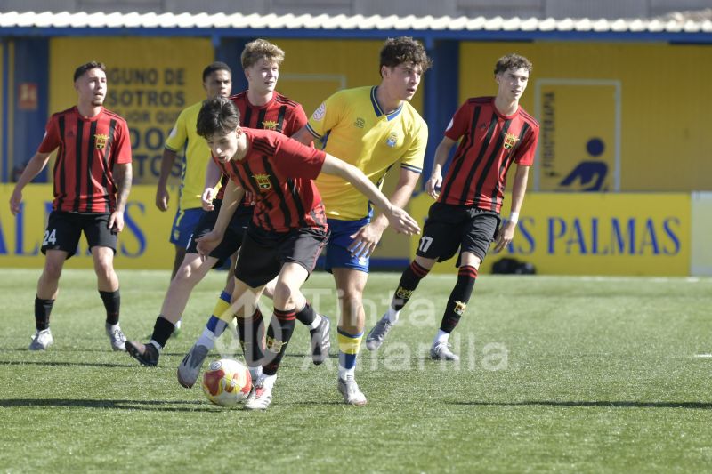 1-0: El juvenil de la UD bate a un rocoso Viera con gol de Artiles