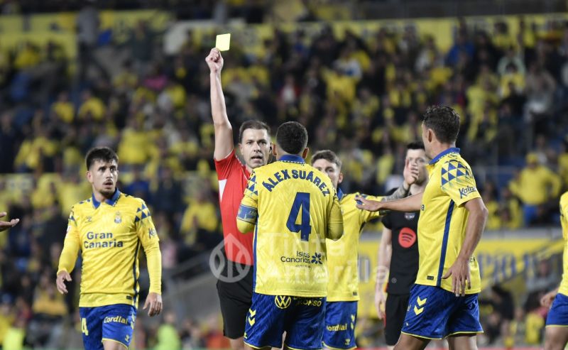 La UD ya es el equipo más tarjeteado de la Liga