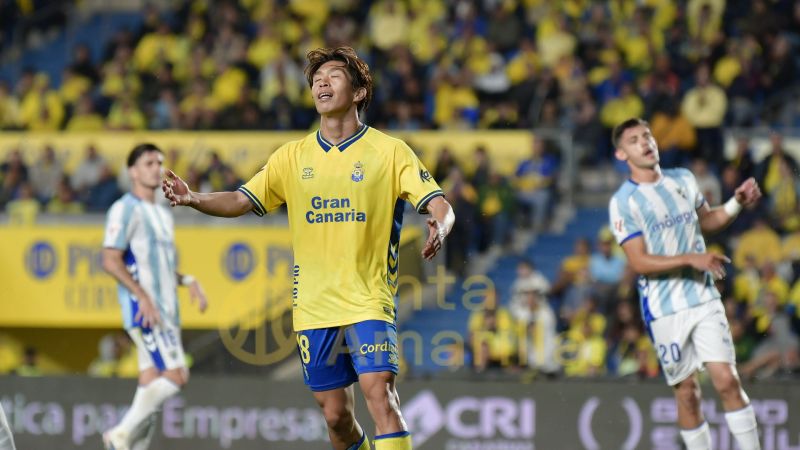 0-1: Las Palmas desaparece ante más de 27.000 de sus fieles