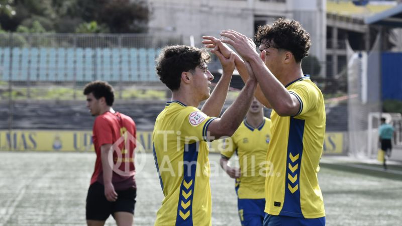 La UD gana al Mensajero y ya es virtual campeón de invierno juvenil de Canarias