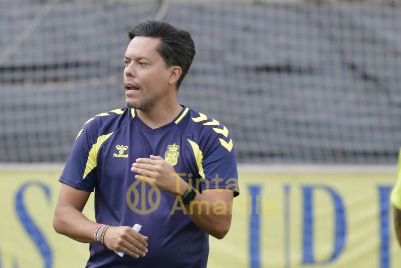 Fotos: Preparativos de Las Palmas C para recibir a la UD Añaza