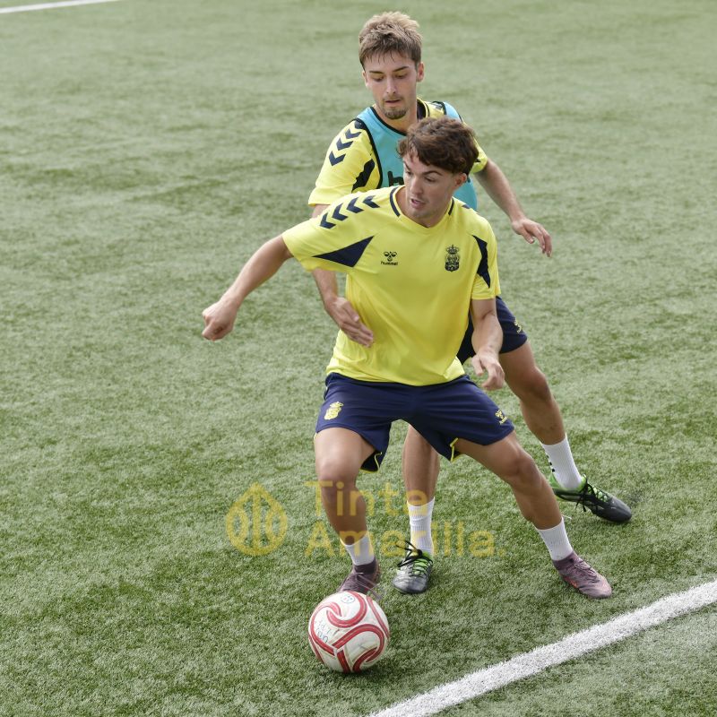 Fotos: Preparativos de Las Palmas C para recibir a la UD Añaza