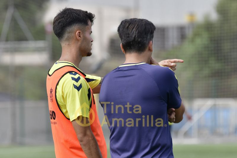 Fotos: Preparativos de Las Palmas C para recibir a la UD Añaza