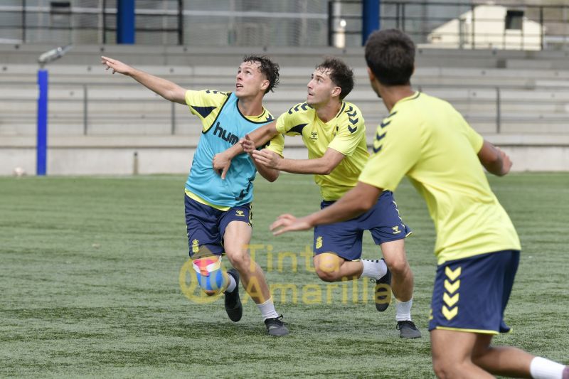 Fotos: Preparativos de Las Palmas C para recibir a la UD Añaza