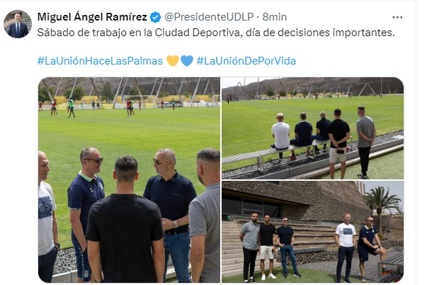 "Día de decisiones importantes", afirma el presidente de la UD