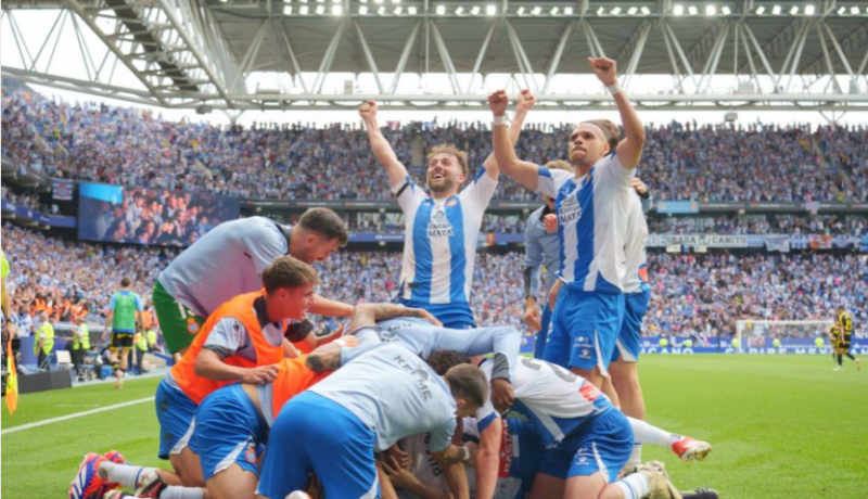 El Espanyol gana el ascenso y será el último rival de la UD en 2024-25