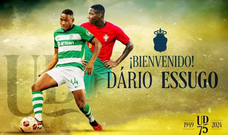 El internacional sub21 portugués Essugo, refuerzo para el centro del campo amarillo