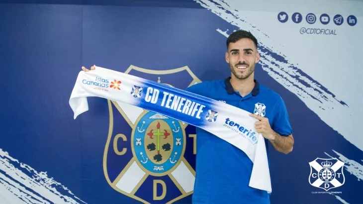 El Tenerife confirma el fichaje de Fabio hasta junio