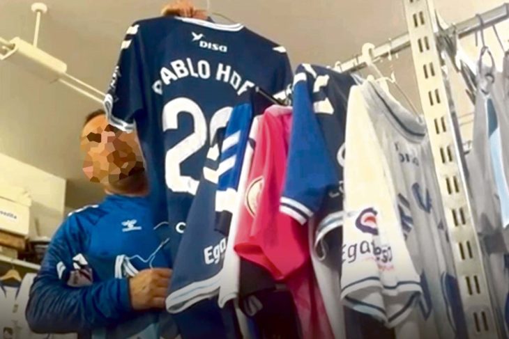 Detienen a dos personas por el robo de 3.000 prendas del CD Tenerife