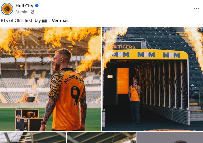 McBurnie confiesa que el técnico del Hull le ha pedido 15 goles