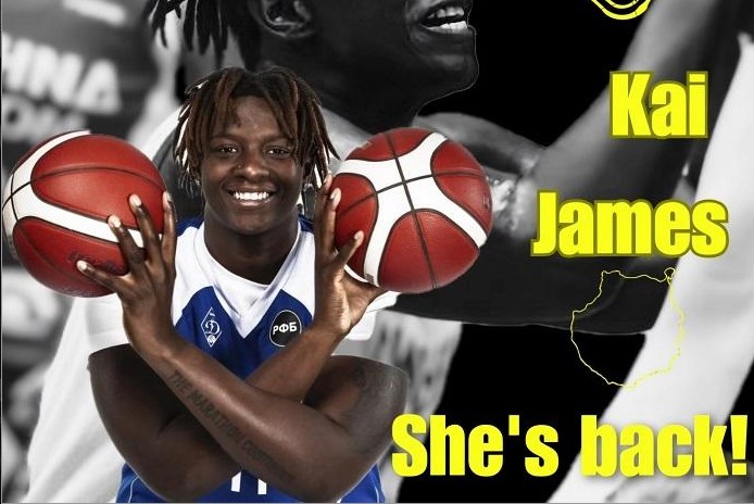 La pívot jamaicana Kai James regresa a Gran Canaria