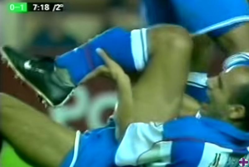 25 años de la escalofriante lesión de Manuel Pablo en un derbi gallego