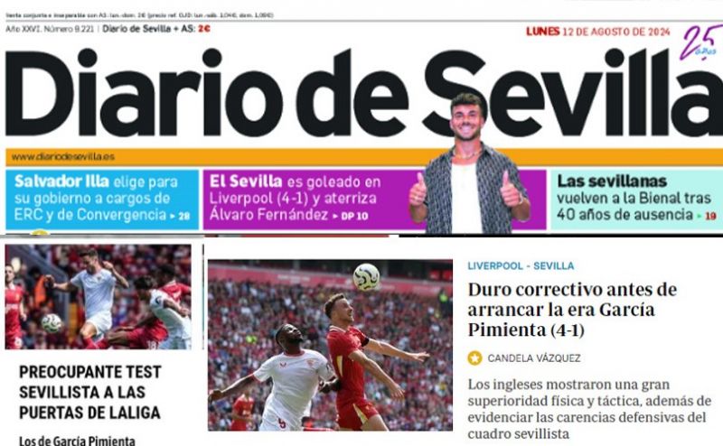 Preocupa el modelo defensivo del Sevilla antes del inicio de la Liga