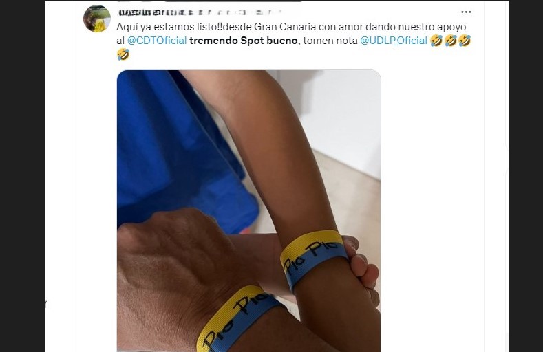 La afición de la UD se lo pasa en grande con el spot blanquiazul