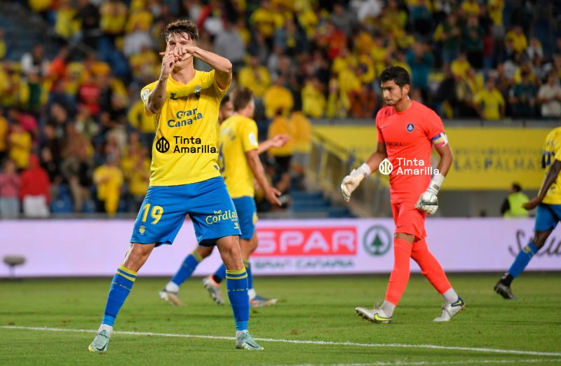 Marc Cardona, único goleador en los partidos entre Las Palmas y Andorra