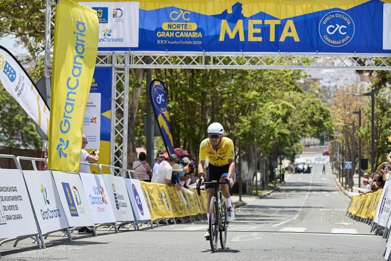 Redondo confirma su triunfo en la XXX Vuelta ciclista al Norte de Gran Canaria